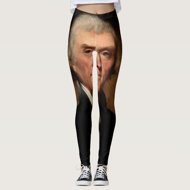 Legging Retrato de Thomas Jefferson (Frente)