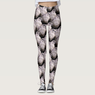 Legging Retrato de um falcão inquisidor de Saker