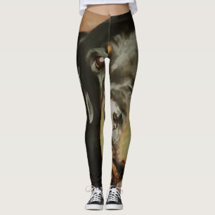 Legging Retrato do Pet do Rodtweiler