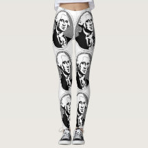 Retrato preto e branco de George Washington