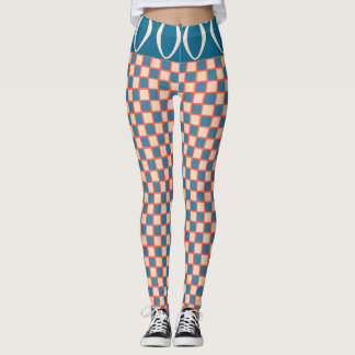 Legging Retro 60 California Checkerboard Wave