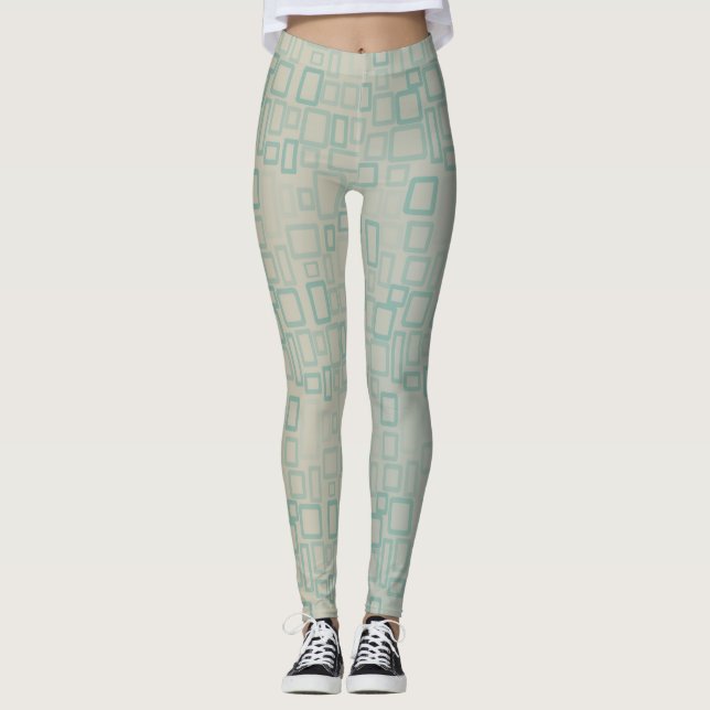 Legging Retro Aqua (Frente)