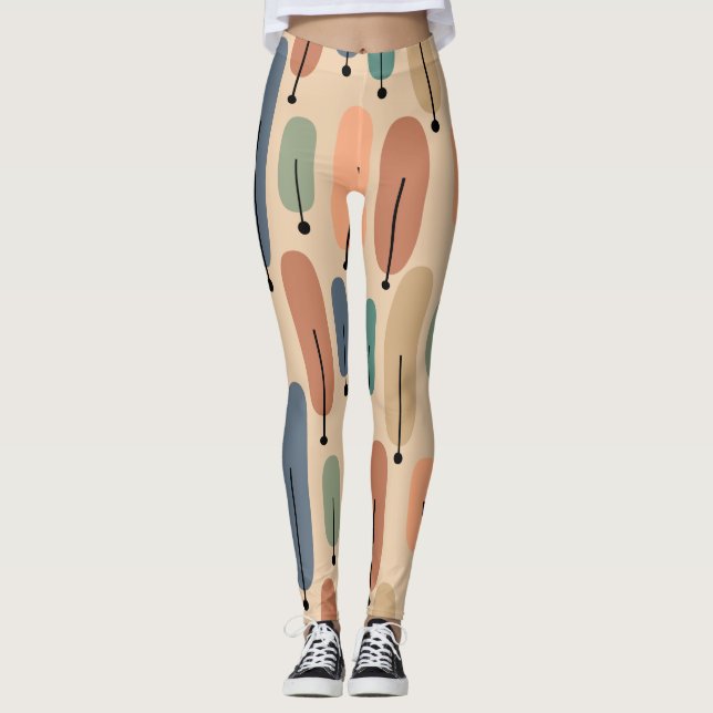 Legging Retro de Árvores Atômicas (Frente)