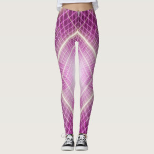 Legging Retro dos anos 80: Fundo 3D Sci-Fi.