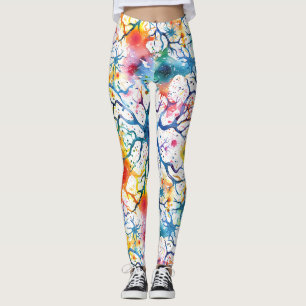 Legging Retro Hippie Psicodélico dos anos 70 e 60