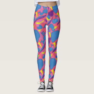 Legging Retro Neon Multicolor