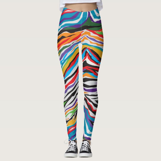 Legging Retro Psicodélico (Frente)