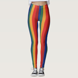 Legging Retro Rainbow Regenbogen Regenbogenfarben