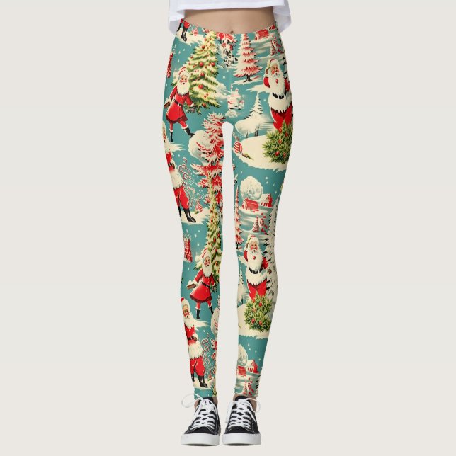 Legging Retro Santa Terra de Maravilhas 2 (Frente)