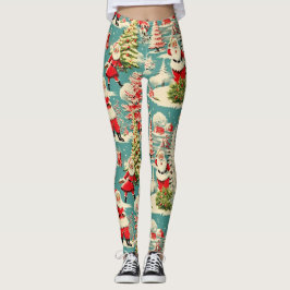 Legging Retro Santa Wonderland 2