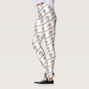 Legging Revisão de Filme de Pipoca de Bebida Personalizada