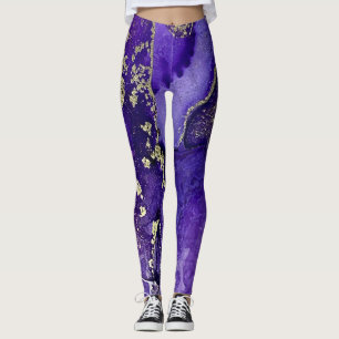 Legging Ricas em Arte com Álcool abstrato com Ricas de Art