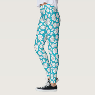 Legging RICK E MORTY™ Padrão de Cabeça da Família Sm