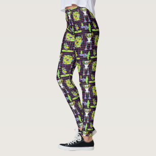 Legging RICK E MORTY™ Padrão do Portal do Rick de seleção