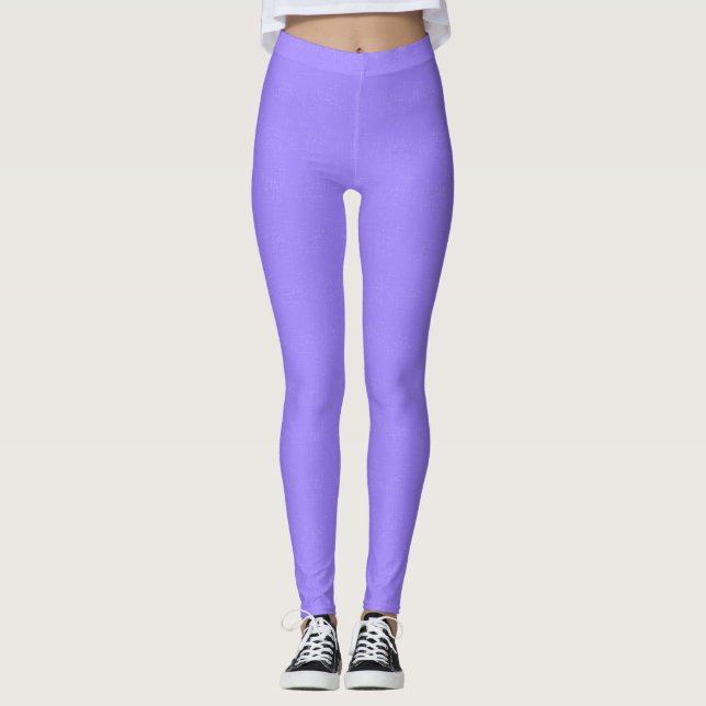 Legging Rico lilás delicado texturizado (Frente)