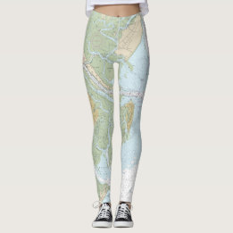 Legging Rio Savannah e Wassaw Sound - Gráfico náutico