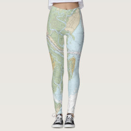 Legging Rio Savannah e Wassaw Sound - Gráfico náutico