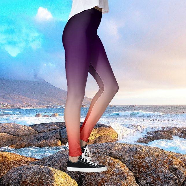 Legging Ripe Blackberry Shadow Ombre Tie Dye (Criador carregado)