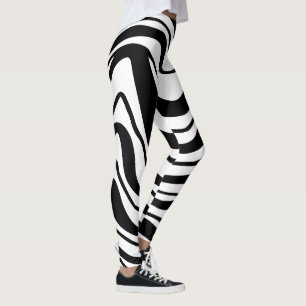 Legging Ripos Preto e Branco