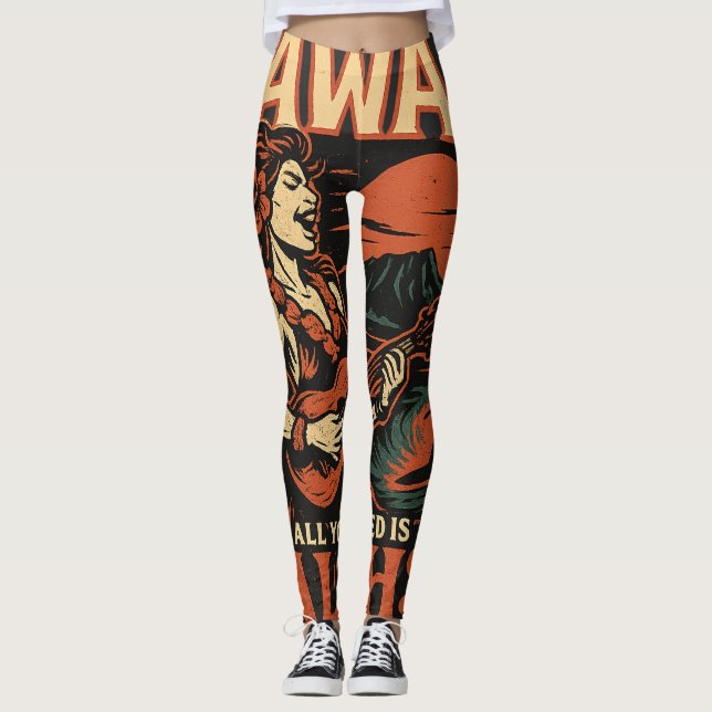 Legging "Rising ALOHA" Debut Album (Frente)