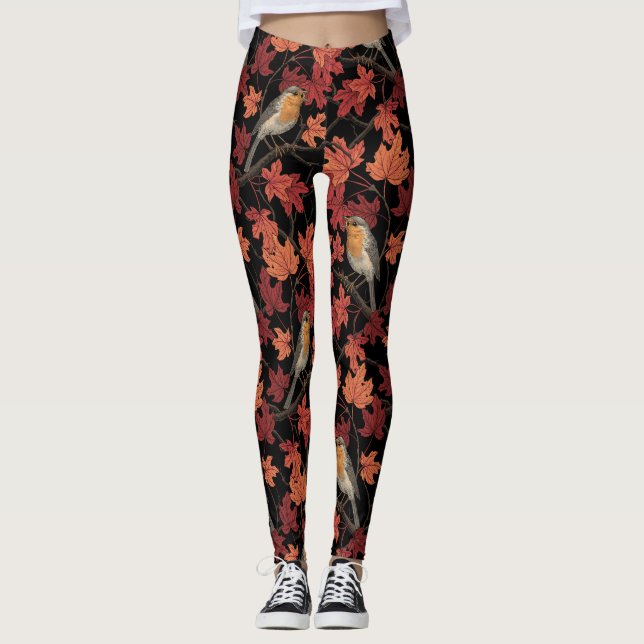 Legging Robins in maple tree (Frente)