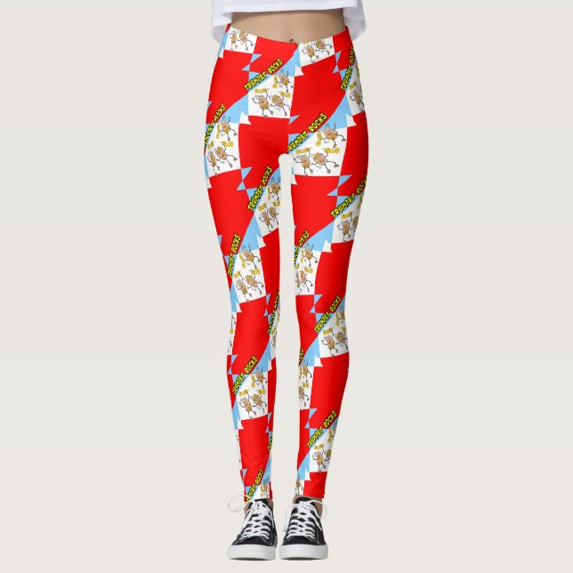 Legging Rochas de Trompete (Frente)