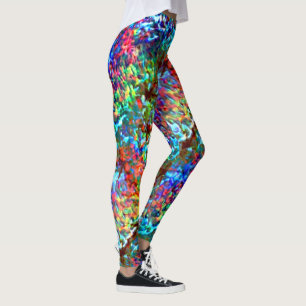 Legging Rock psíquico ou cibernético do mar
