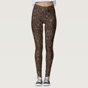 Legging Rodas denteadas oxidadas do maquinismo de