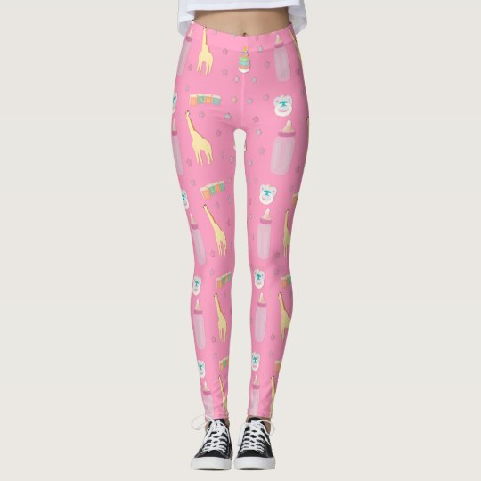 Legging Rosa Adulto Das Caneleiras Do Bebe Abdl Vida Do Zazzle Com Br