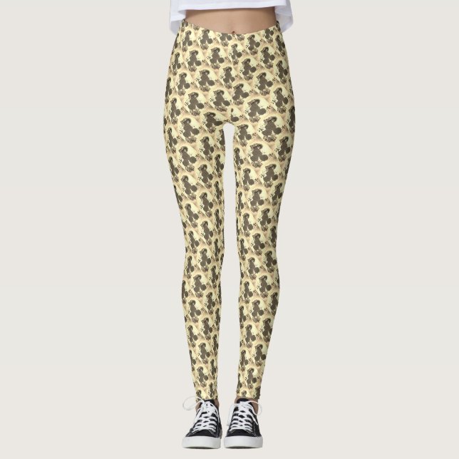 Legging Rosa amarelo (Frente)