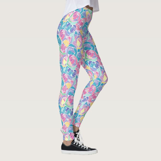 Legging Rosa Amor em Pastel Suave (Direita)