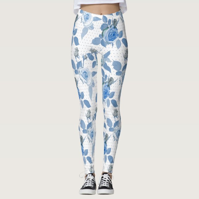 Legging Rosa azul (Frente)