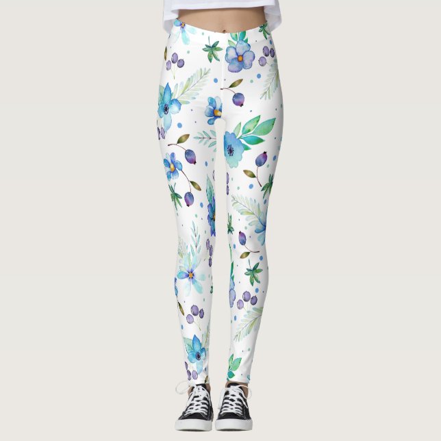 Legging Rosa azul (Frente)