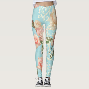Legging Rosa de aquarela delicada