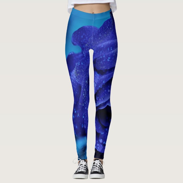 Legging Rosa de Dewdrop Azul (Frente)