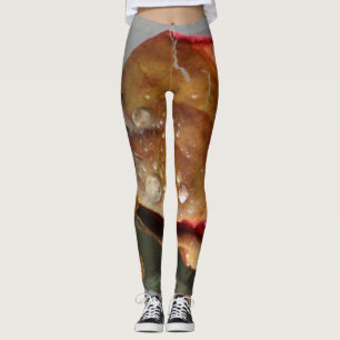 Legging Rosa de pernas com colírio