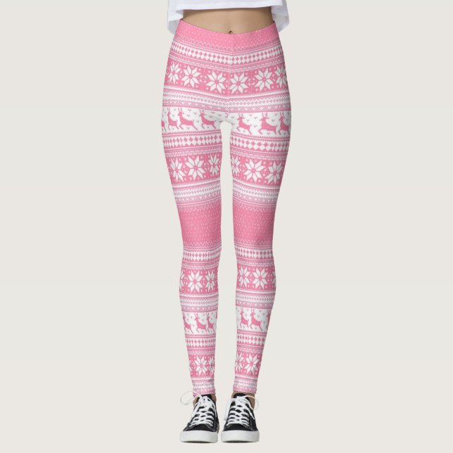 Legging Rosa do Natal (Frente)