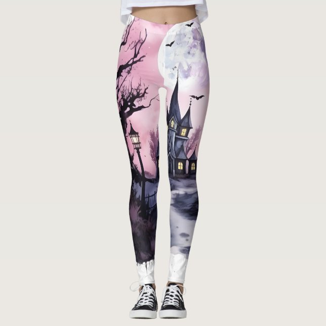 Legging rosa-do-sol (Frente)