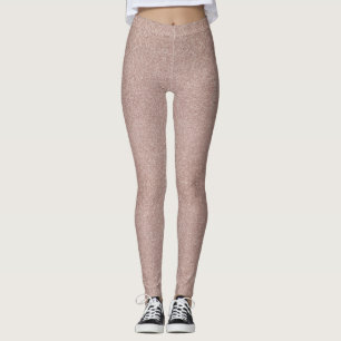 Legging Rosa Dourada Glitter Metálico Bonito Girly Sparkly