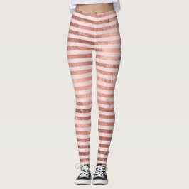 Legging Rosa Dourado Falso Folheado Rosa