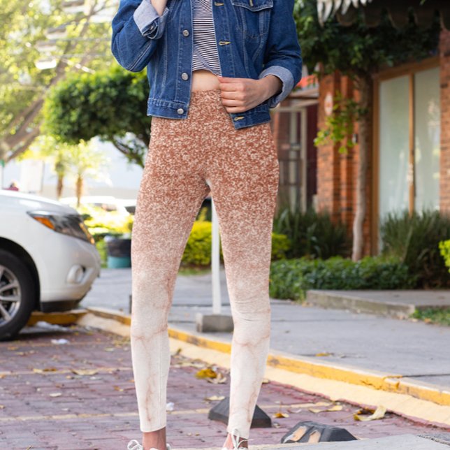 Legging Rosa Dourado Glam Glitter Brilho Degradê Mármore (Criador carregado)