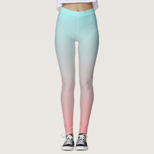 Legging Rosa e Azul Ombre Agradável
