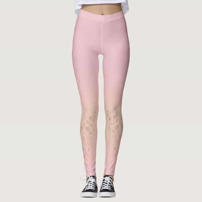 Legging rosa moderno da moda (Frente)