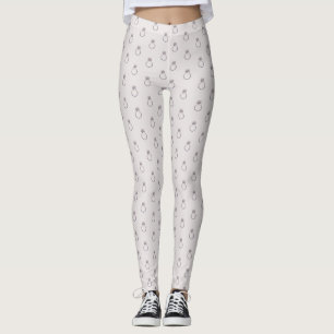 Legging Rosa poeira de noivado rinque
