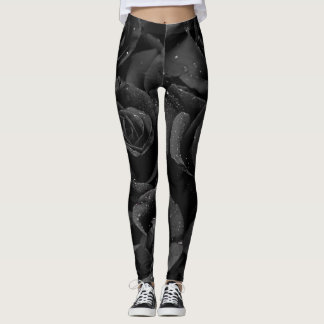 Legging rosa preto para o exterior