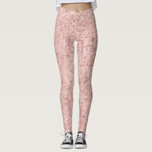 Legging Rosa Rosa Rosa Rosa Rosa Dourada, Esbranquiçada, B