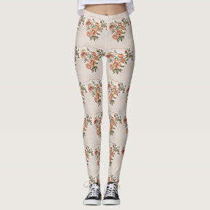 Legging Rosa Selvagem Floresce