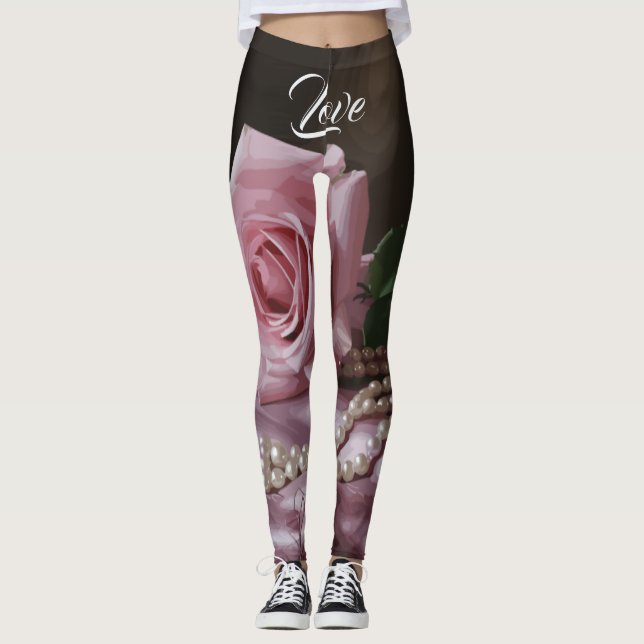 Legging Rosa Silken (Frente)