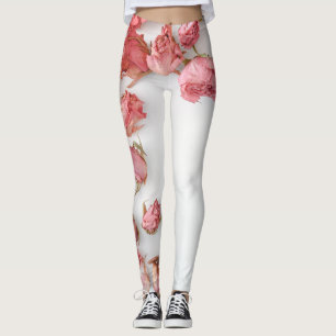 Legging Rosa vermelha nas suas roupas