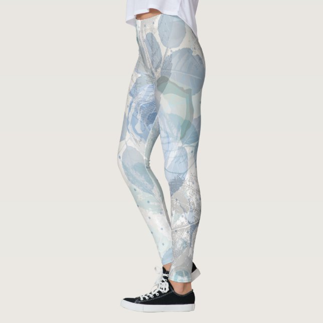 Legging Rosas azuis (Esquerda)